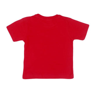 Redtag Red Casual T-Shirt for Boys