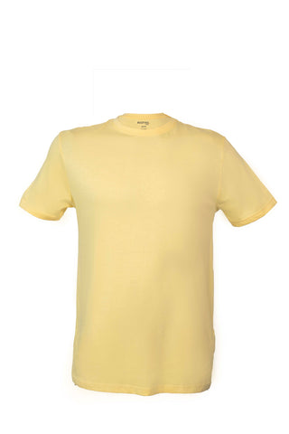 MENS SOLID CREW NECK T-SHIRT YELLOW