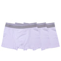 Redtag White Boxer Shorts [Pack of 3] for Kids