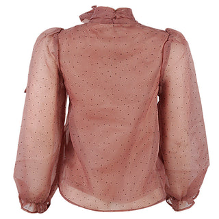 Redtag Pale Pink Organza Blouse for Women