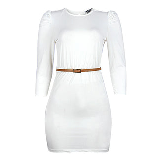 casual dress white
