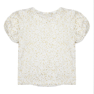 Redtag Gold Foil Print T-Shirt for Toddlers
