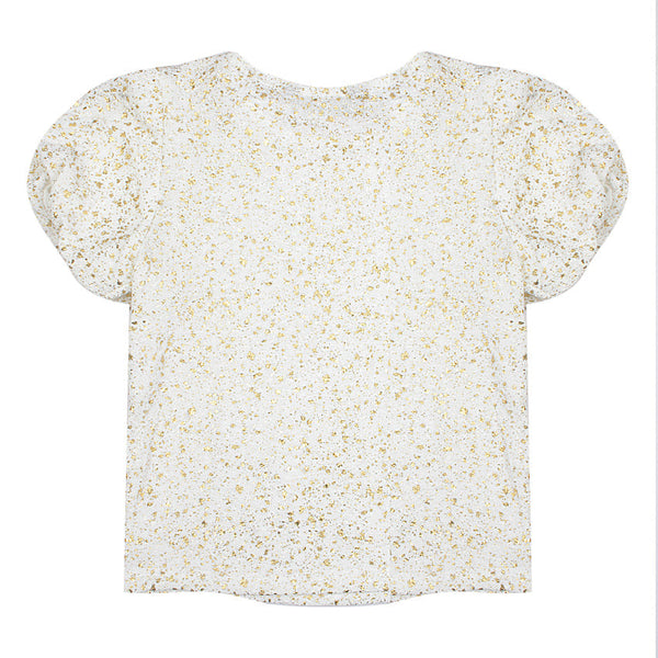 Redtag Gold Foil Print T-Shirt for Toddlers