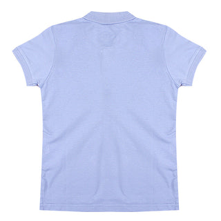 Redtag Light Blue Polo T-Shirt for Girls