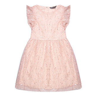 Redtag Lurex Lace Dress for Girls