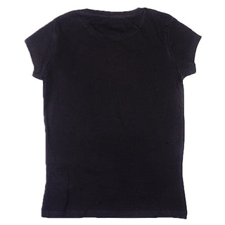 Redtag Black Graphic T-Shirt for Girls