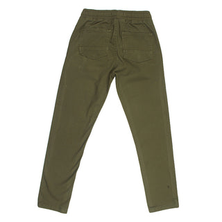 Redtag Olive Pull On Trouser for Boys
