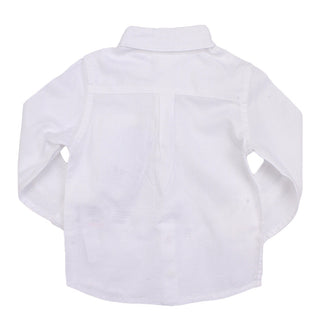 Redtag White Dobby Button Down Casual Shirts