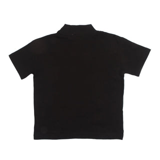 Redtag Black Hi-Neck Photographic T-Shirt for Girls