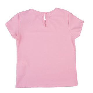Redtag Pink Top with Lace For Girls