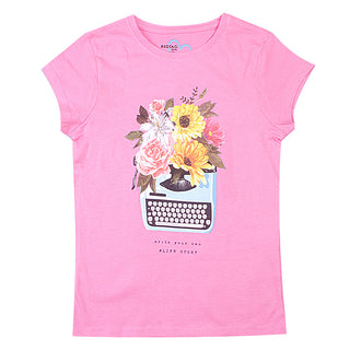 Redtag Pink T-Shirts for Girls
