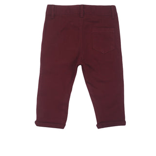 Redtag Burgundy Chino Pants for Toddlers