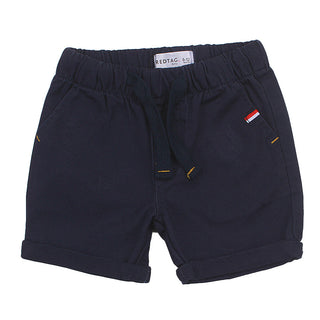 Redtag Navy Blue Shorts for Toddlers
