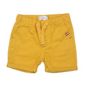 Redtag Mustard Shorts for Toddler Boys