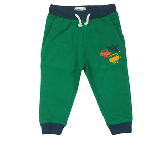 Redtag Boy's Green Active Pants