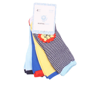 Redtag Boy's Yellow Blue Socks
