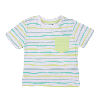 Redtag Striped T-Shirt for Kids