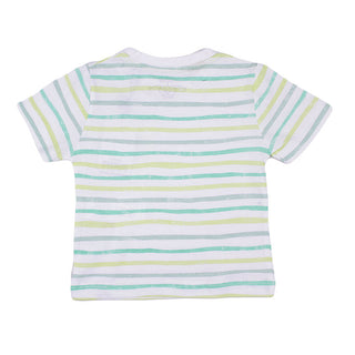 Redtag Striped T-Shirt for Kids