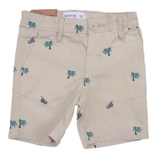 Redtag Beige Shorts for Boys