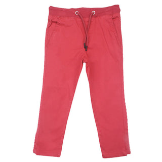 Redtag Red Casual Trousers for Boys