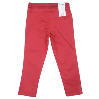 Redtag Red Casual Trousers for Boys
