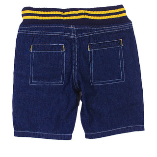 Redtag Dark Wash Denim Shorts for Boys