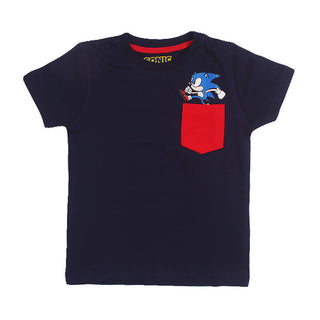 Redtag Boy's Navy T-Shirts