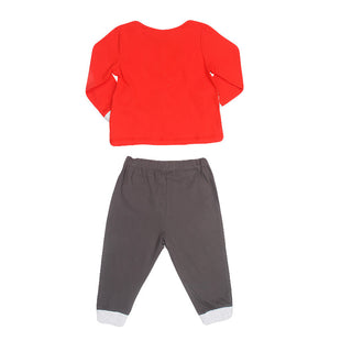 Redtag Boy's Red Pyjama Sets
