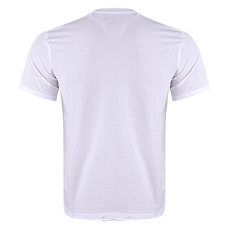 Redtag Printed White T-Shirt for Men