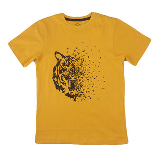 Redtag Mustard T-Shirt for Boys