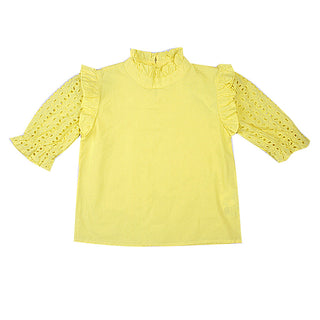 Redtag Yellow Casual Blouses for Girls