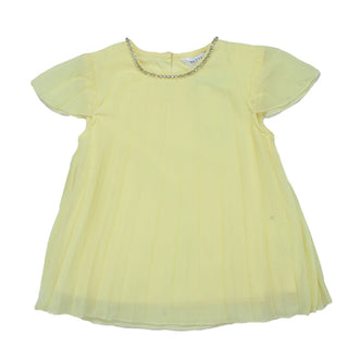 Redtag Pale Yellow Casual Blouse for Girls