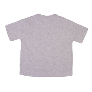 Redtag Grey Graphic T-Shirt for Girls