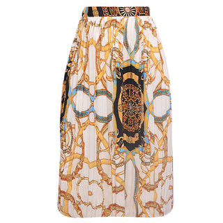 Redtag Printed A-Line Skirt for Women