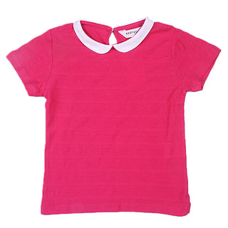 Redtag Girl's Fuchsia Casual T-Shirts
