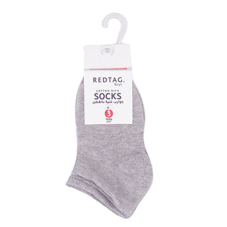 Redtag Boy's Mid-Grey Socks