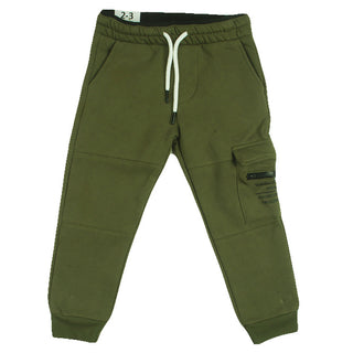 Redtag Boy's Dark Green Active Pants 