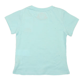 Redtag Sky Blue Graphic T-Shirt for Kids