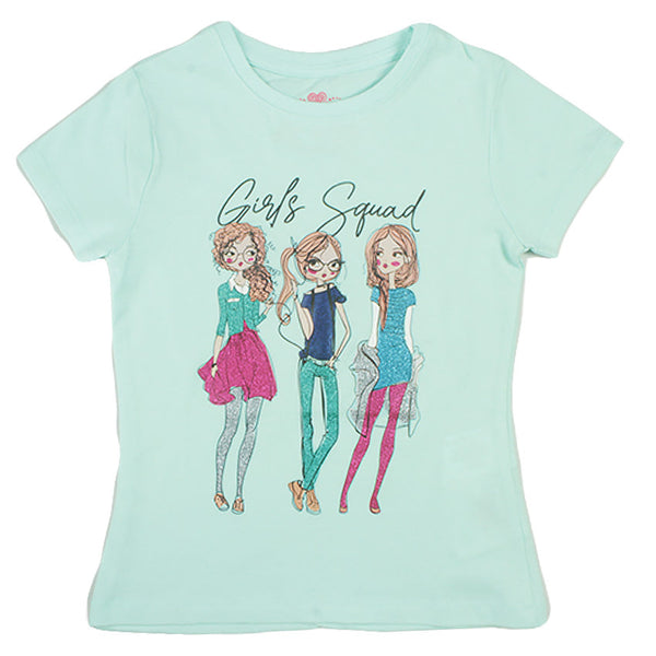 Redtag Mint Casual T-Shirt for Girls