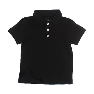 Redtag Black Polo Shirt for Boys