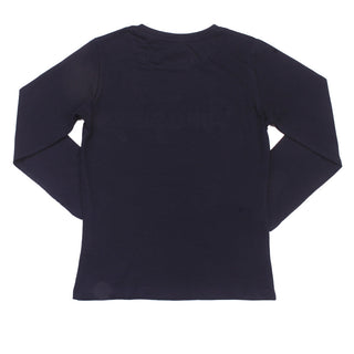 Redtag Girl's Navy Casual T-Shirts