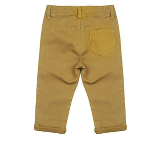 Redtag Boy's Tan Casual Trousers