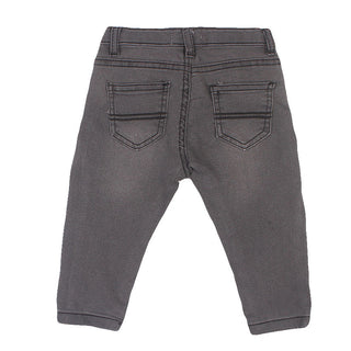 Redtag Boy's Mid-Grey Jeans