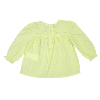 Redtag Girl's Yellow Casual Blouses