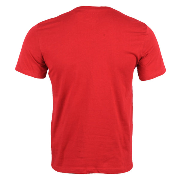 Redtag Red Graphic T-Shirt for Men