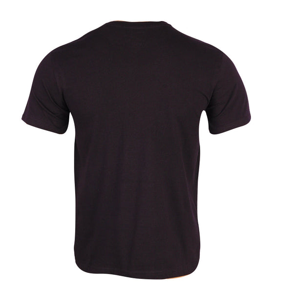 Redtag Black Graphic T-Shirt for Men