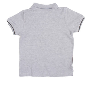 Redtag Mid-Grey Polo Shirt for Boys