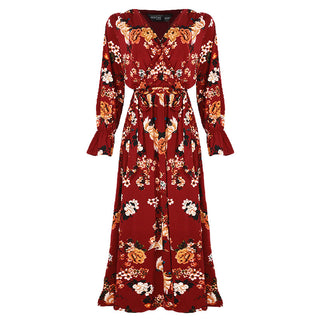 Redtag Printed Midi Dress for Women