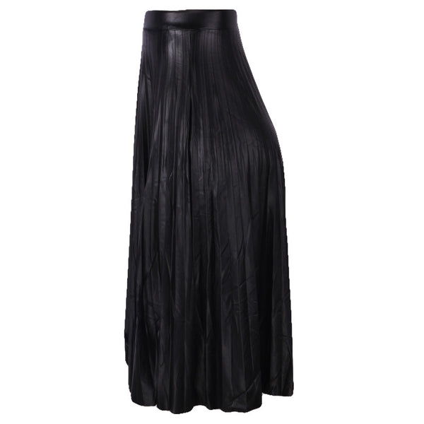 Redtag Black Pleated Skirt for Women