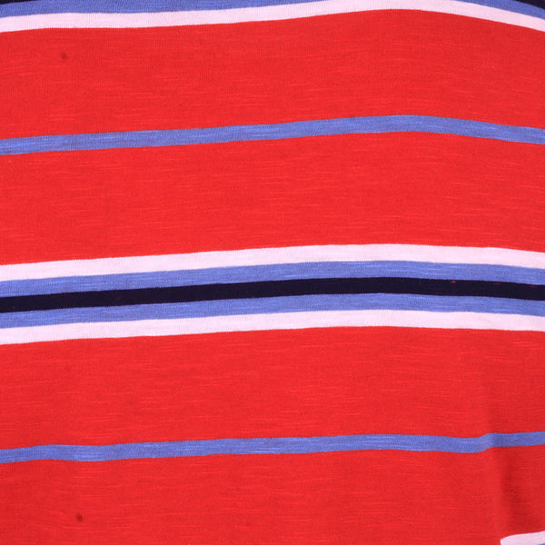 Redtag Red Striped T-Shirt for Men